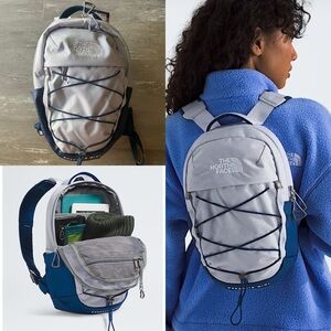 NWT The North Face Borealis Mini Backpack Mystic Haze Dark Heather/Estate Blue